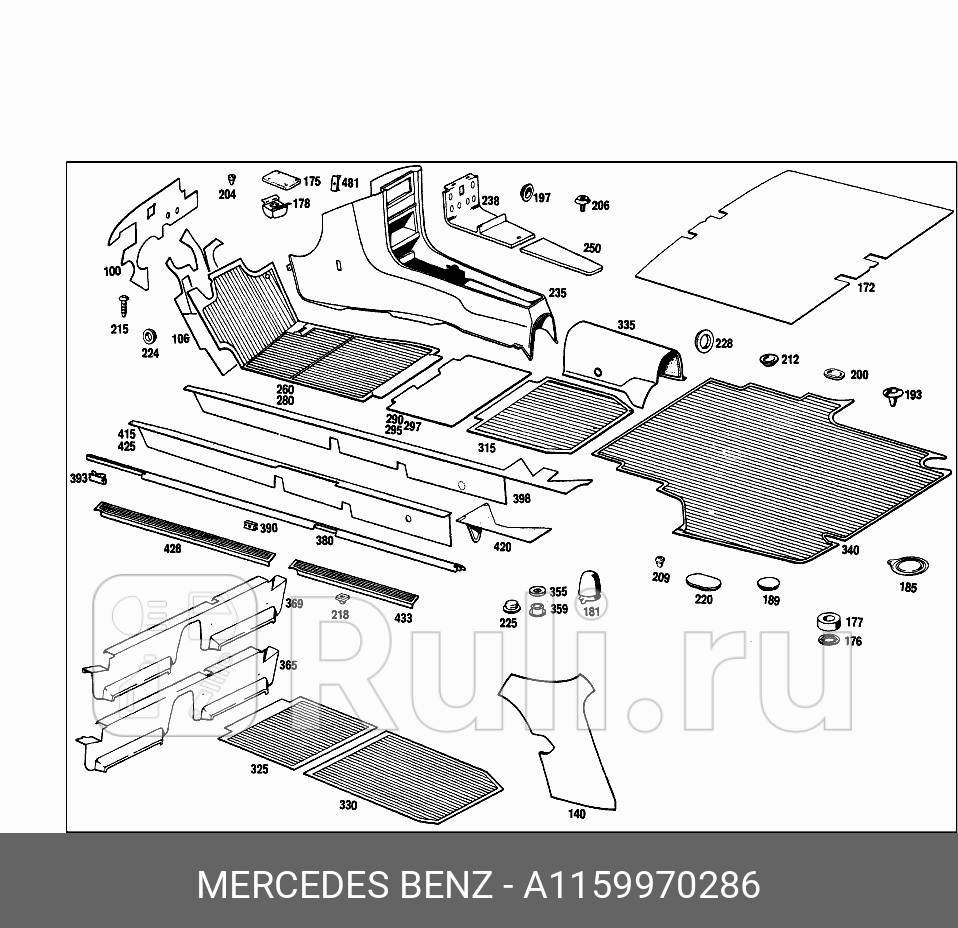 КРАН ТОПЛИВНОЙ СИСТЕМЫ  MERCEDES 1159970286