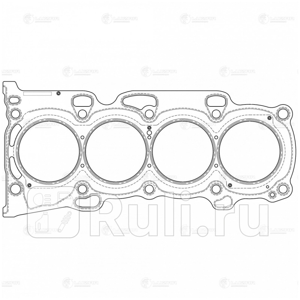 Прокладка ГБЦ TOYOTA AVENSISRAV4 20 LUZAR LES 11911 3000₽