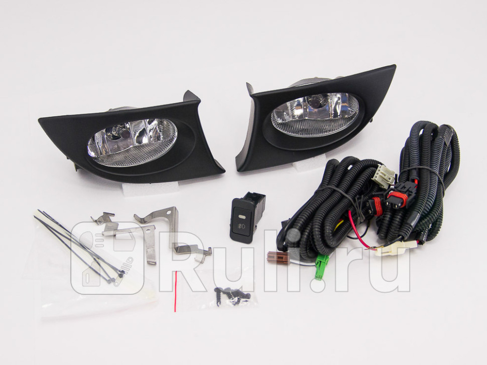 Противотуманные фары (комплект) для Honda Jazz GD (2004-2008) DLAA DHD-079+WB