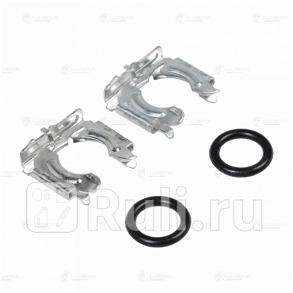 Кмпл для подключ радиатора отоп Lada Peugeot VW фиксат2шткольца 2шт тип Valeo LGS 0005 LUZAR LGS0005 930₽