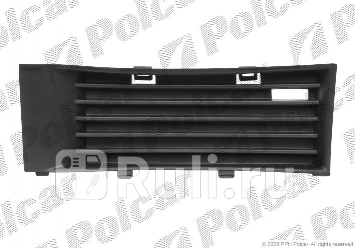 Решетка переднего бампера левая для Skoda Fabia 1 1999-2004 Polcar 691327-1 540₽