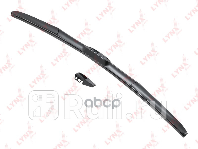 Щетка стеклоочистителя гибридная 650мм правлев LYNXAUTO RX650 610₽