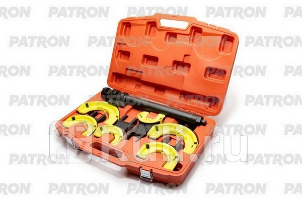 Стяжка пружин ударная усиленная с 3-мя парами захватов и пласт накладками рабочий диапазон 80-317 мм диаметры захватов 80 110 165 мм 7 пр 34610₽