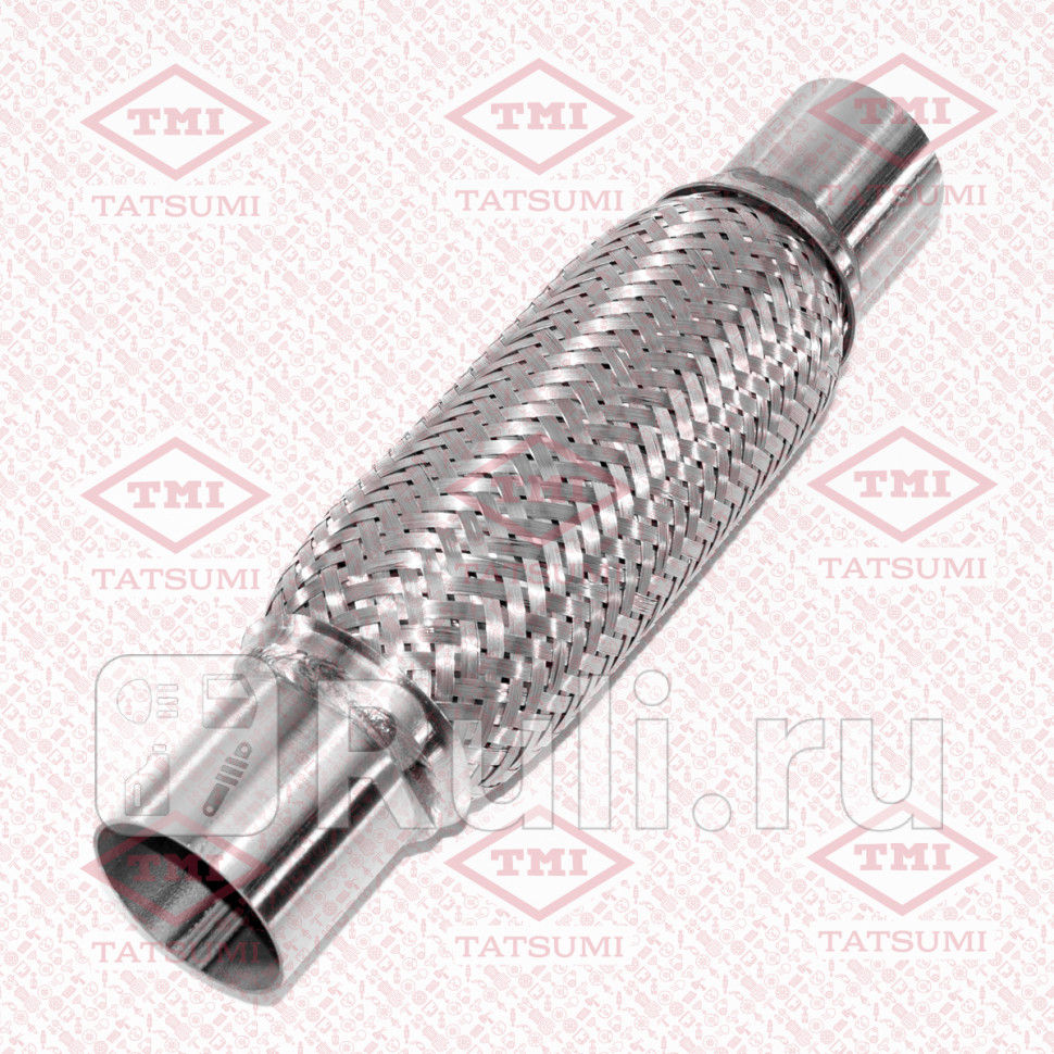 Труба гофрированная с внутренним металлорукавом с патрубками 51X203-305 TATSUMI TKB2003 1540₽