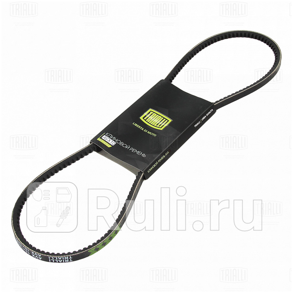 Ремень приводной для ГАЗ УАЗ змз 402 зубчатый AVX10X1018 TRIALLI AVX10X1018 500₽