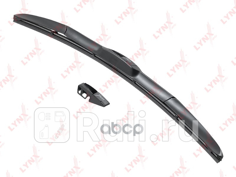 Щетка стеклоочистителя гибридная 500мм правлев LYNXAUTO RX500 1180₽