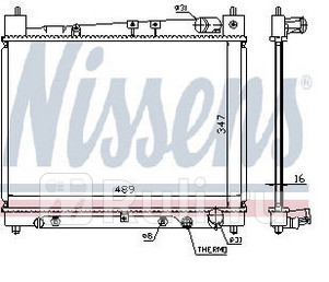 Радиатор охлаждения для Toyota Echo USA 1999- Forward TYYAS99-912 5490₽