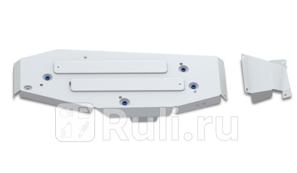 Защита топливного бака комплект крепежа для Geely Atlas Pro 2021-2024 RIVAL 33319271 19010₽