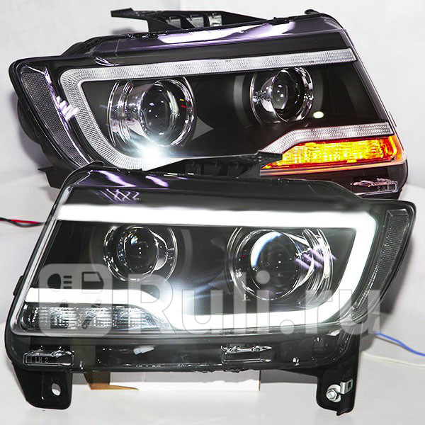 Тюнинг-фары комплект для Jeep Compass MK рестайлинг 2011-2015 КИТАЙ CS-HL-000282 62130₽