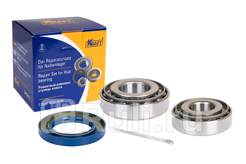 Ремкомплект подшипников ступицы переднего колеса для ГАЗ 3302 2705 KRAFT KT 204657 1930₽