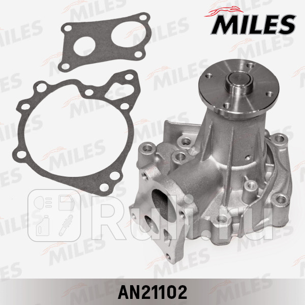 Насос водяной HYUNDAI PORTERH-100GALLOPERSTAREXMITSUBISHI PAJERO 25TD 92- DOLZ H212 AN21102 MILES AN21102 3420₽