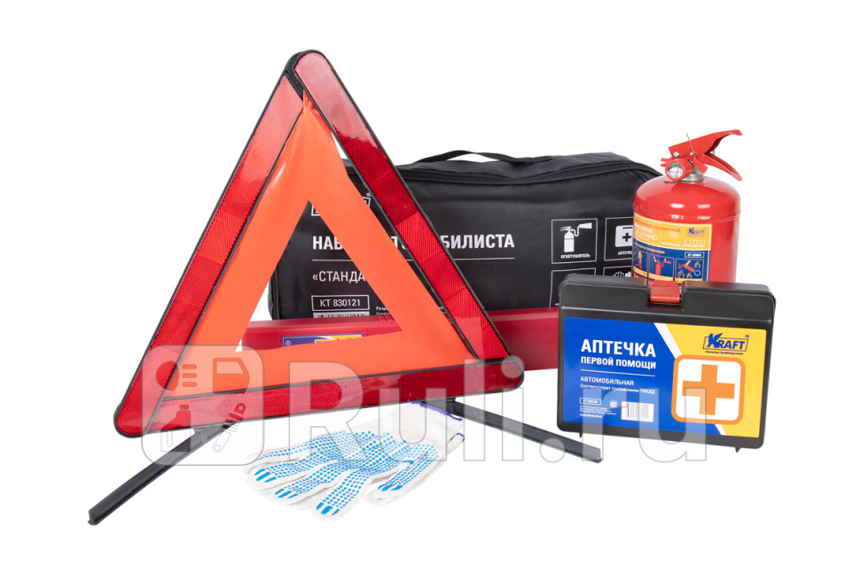 Набор автомобилиста Стандарт KRAFT KT 830123 0₽