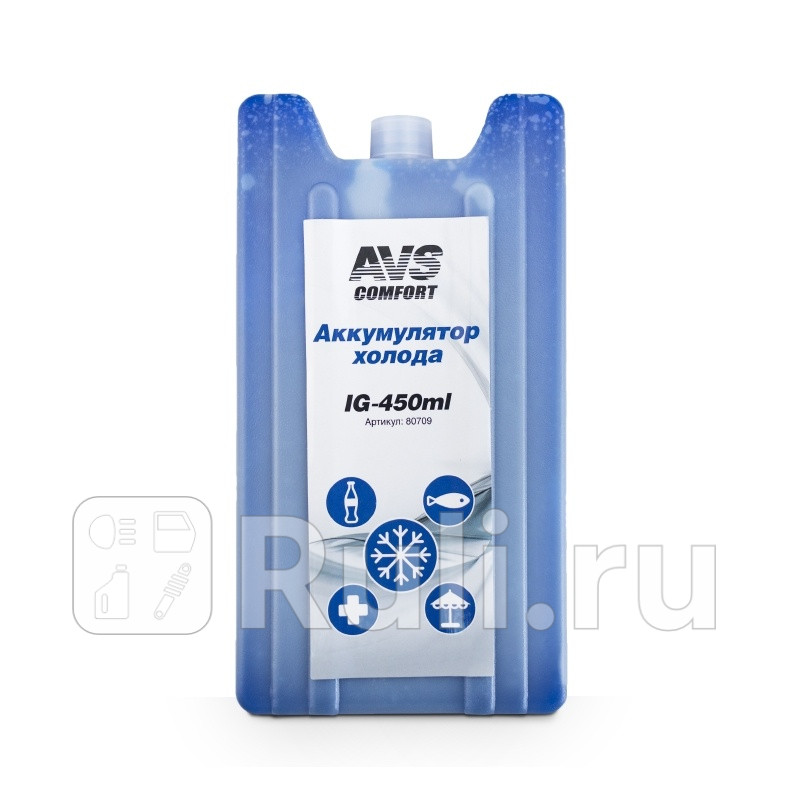Аккумулятор холода AVS IG-450ml пластик AVS 80709 350₽