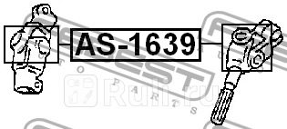 Крестовина рулевая 16x39 AS-1639 FEBEST AS-1639 790₽