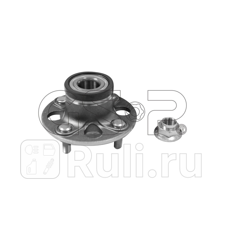 Ступица с подшипником HONDA JAZZ I 02-08 зад ABS GSP 9228019K 2850₽