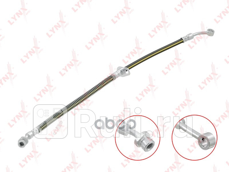 шланг тормозной передний L KIA Rio II 05-11 LYNXAUTO BL-4186 0₽