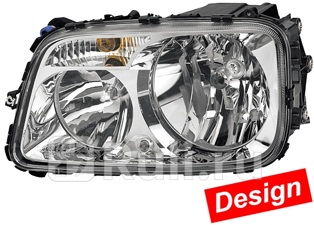 Фара правая с противот с корректором mb actros iii Hella 1EH 009 513-041 0₽