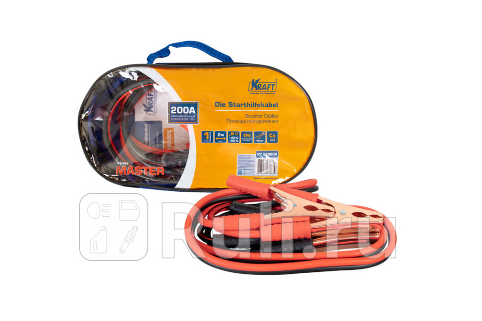 Провода пусковые Kraft 200 A Master 2 м KRAFT KT 880005 1090₽