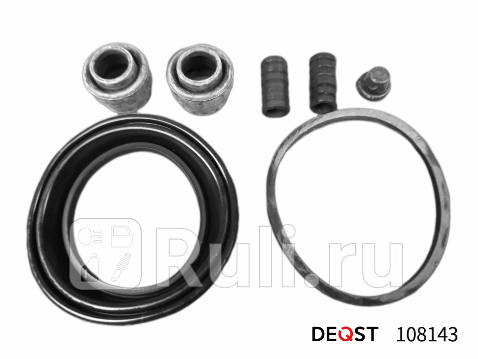 Ремкомплект тормозного суппорта переднего для поршня o 57 mm суппорт применяемость mazda 6gh DEQST 108143 330₽