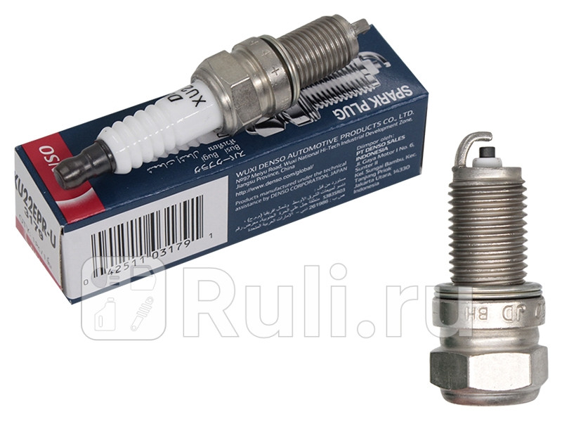 Свеча зажигания 1 шт для Chevrolet Spark M300 2009-2016 DENSO XU22EPR-U 190₽
