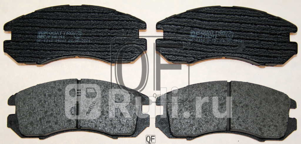 Колодки тормозные дисковые к-т Quattro Freni qf61400 0₽