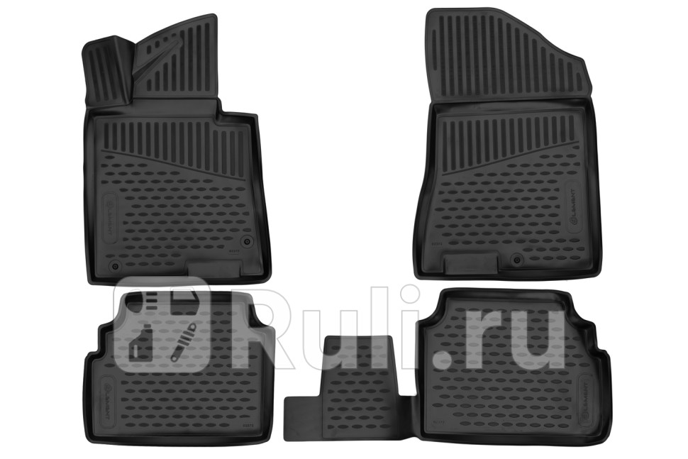 3d коврики в салон 4 шт для Hyundai Sonata 8 2018-2020 Element ELEMENT3D02372210 2990₽