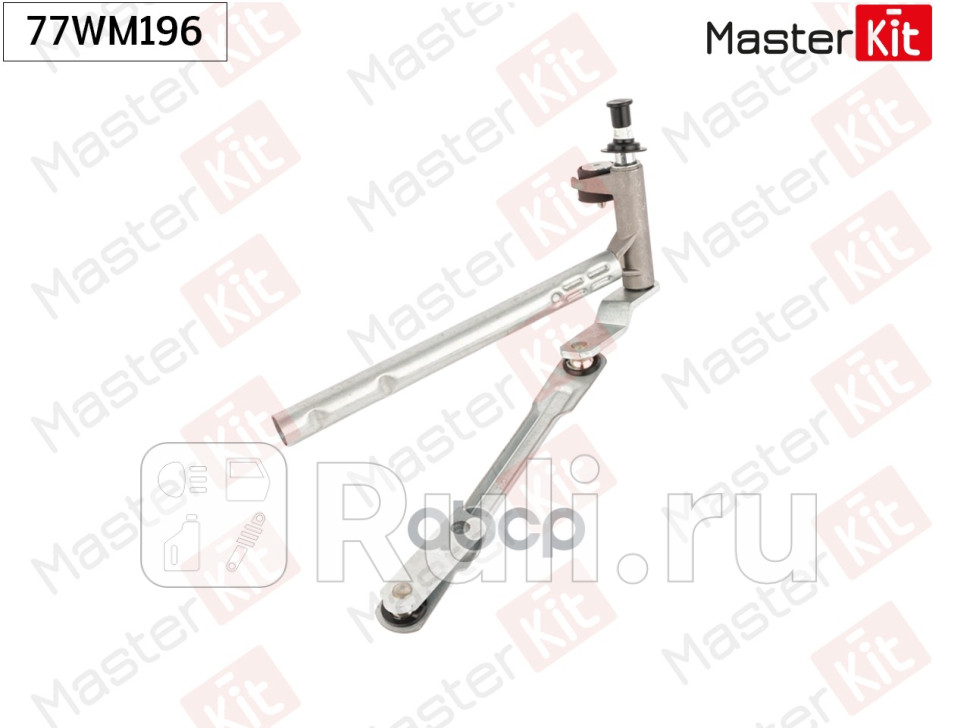 Мотор стеклоочистителя с трапецией передний SEAT ALTEA 5P1 TOLEDO III 5P2 2004 - MASTERKIT 77 MASTERKIT 77WM196 5130₽