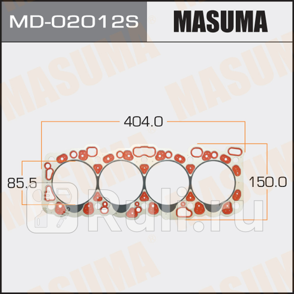 Прокладка ГБЦ Nissan Bluebird Serena Vanette LD20 толщина 160 MASUMA MASUMA MD-02013 1250₽