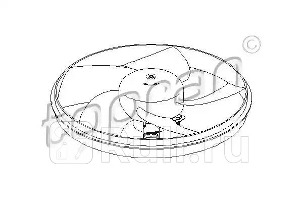 Вентилятор охлаждения двигателя HANS PRIES 721 530 001 5400₽
