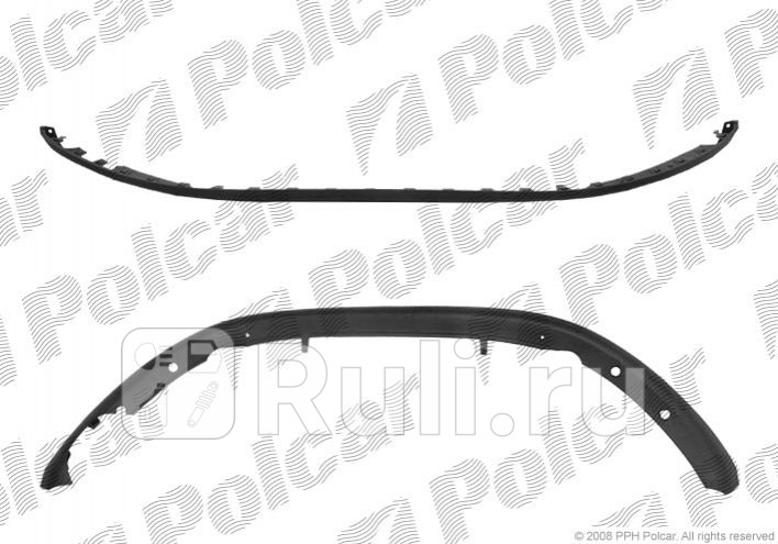 Спойлер переднего бампера для Ford S MAX 2006-2010 Polcar 328025 1870₽