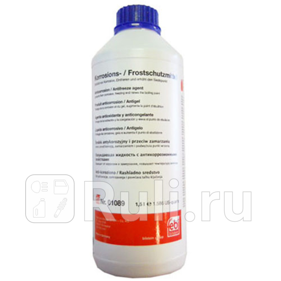Антифриз G11 синий концентрат 15л 01089 Febi 01089 1440₽
