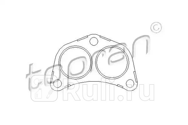 Прокладка выпускной трубы глушителя HANS PRIES 300134001 0₽