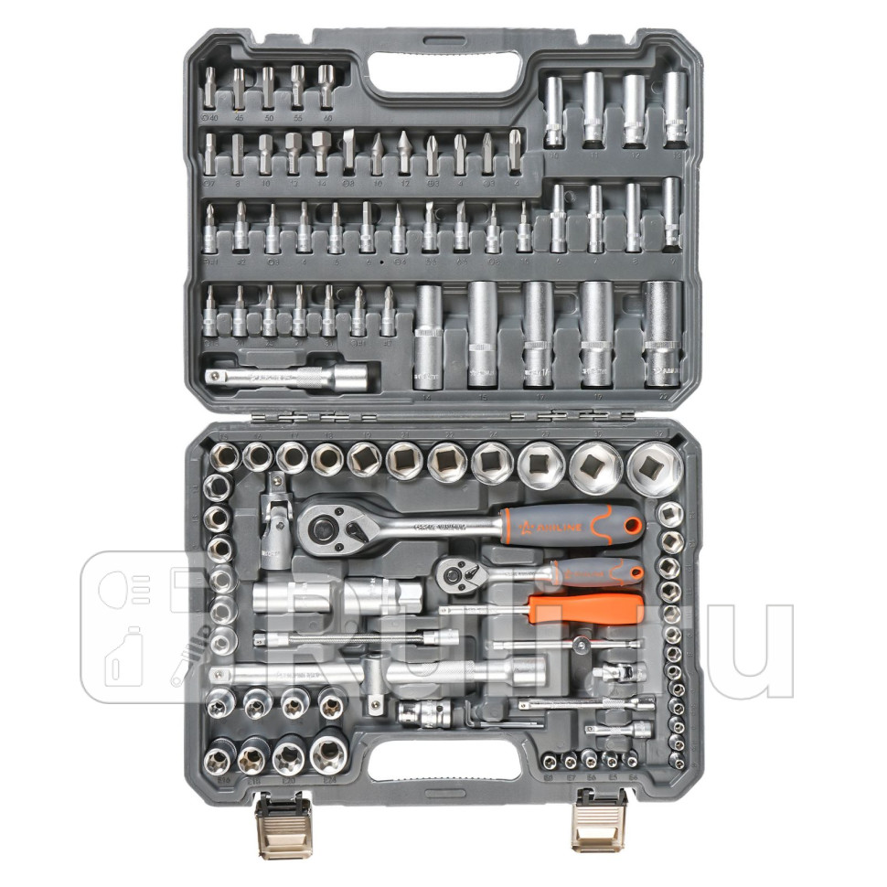 Набор инструментов универсальный 109 предметов фонарь пласткейс AIRLINE AT10908 10500₽