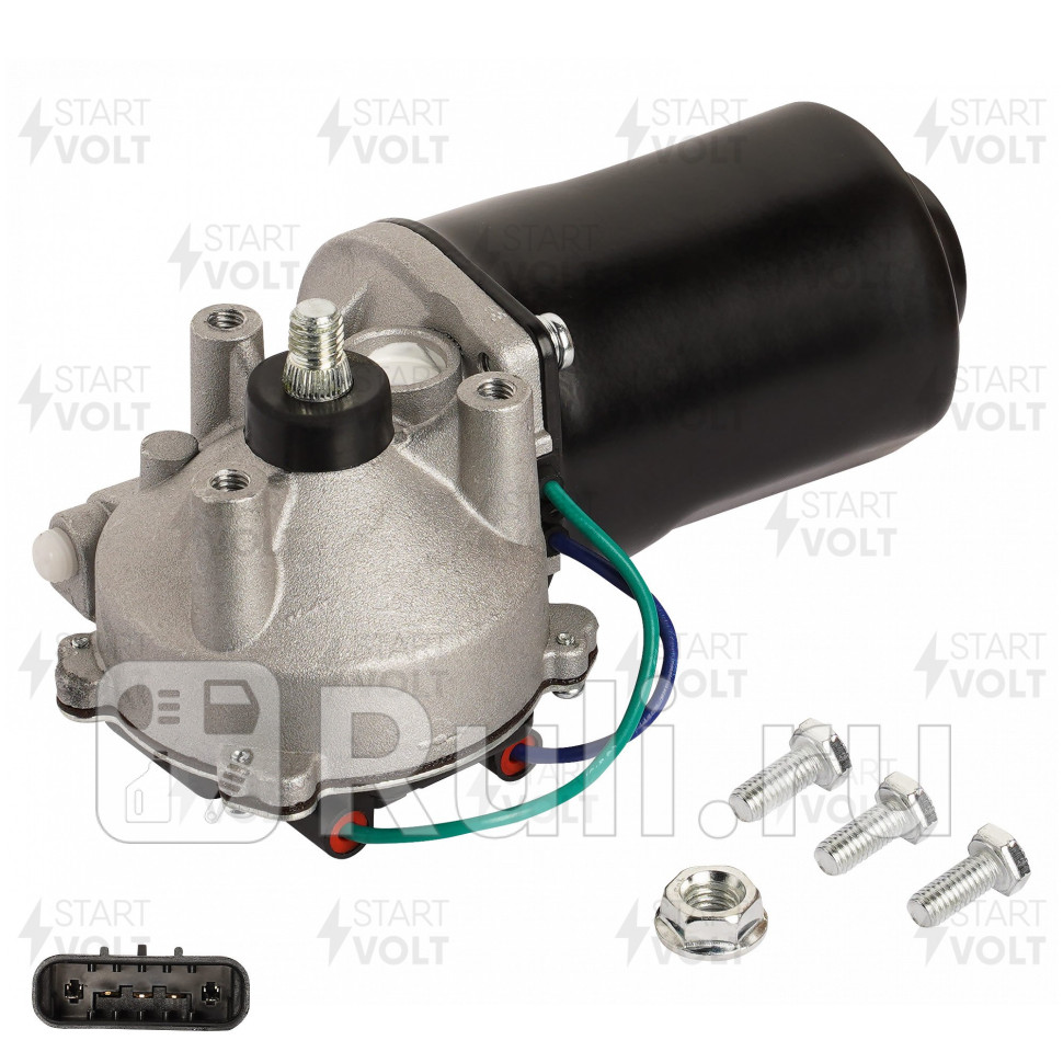 Моторедуктор стеклооч для ам Opel Corsa C 00- перед VWF0557 STARTVOLT VWF0557 5340₽