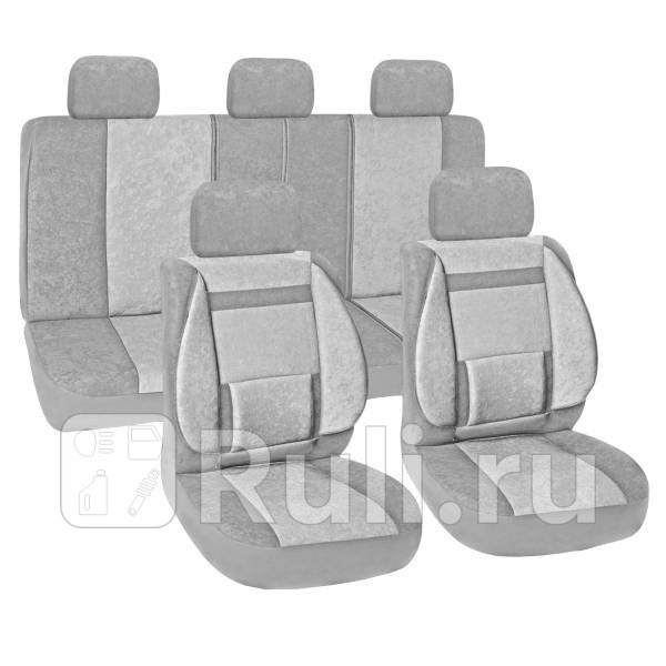 Чехлы автомобильные универсальные вельвет серый SKYWAY Protect 2 11 шт SKYWAY S01301075 5870₽