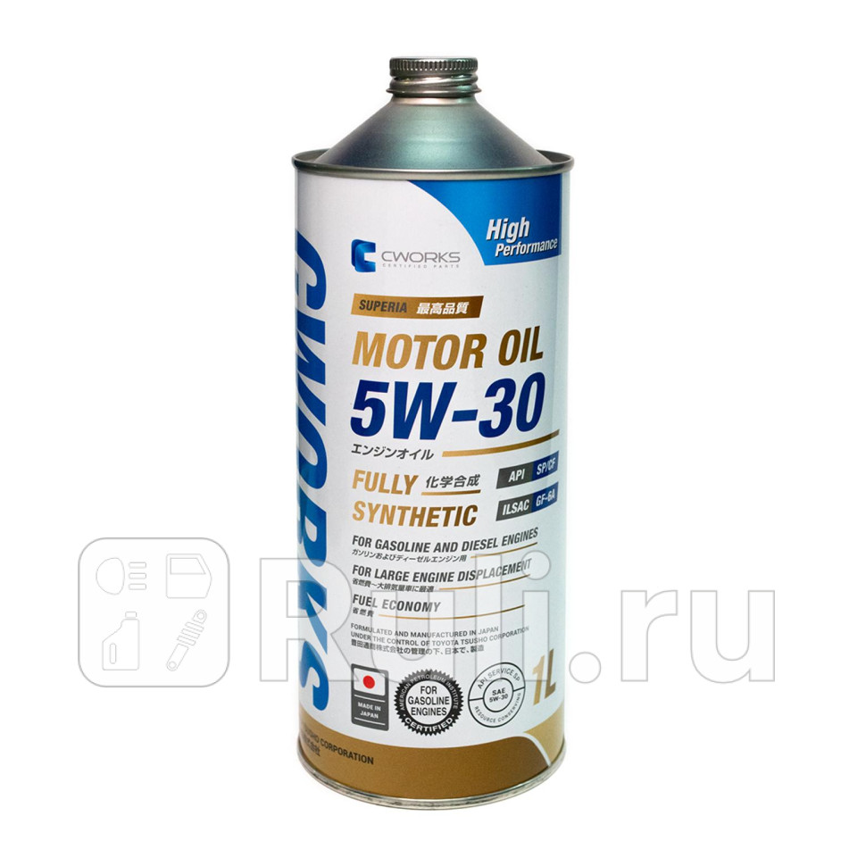 Масло моторSUPERIA CWORKS MOTOR OIL 5W-30 SPCF 1л A13SR1001 CWORKS A13SR1001 1630₽