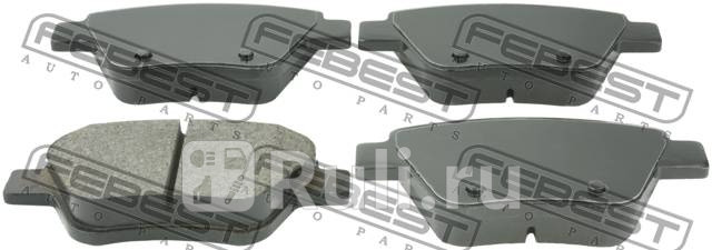 Колодки тормозные дисковые задние febest 2301-5k1r FEBEST 2301-5K1R 0₽