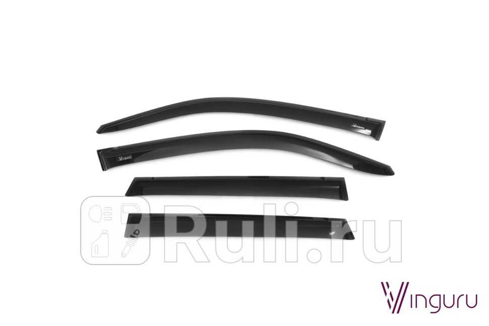 Дефлекторы окон 4 шт для Suzuki Vitara 2015- Vinguru AFV86415 980₽