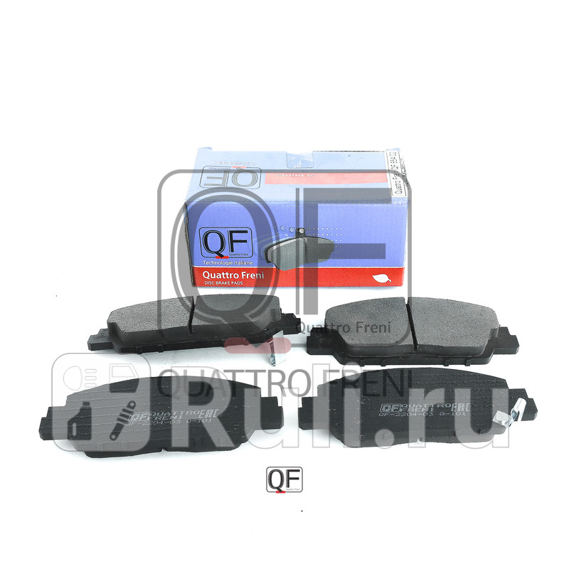 Колодки тормозные дисковые к-т Quattro Freni qf85402 0₽