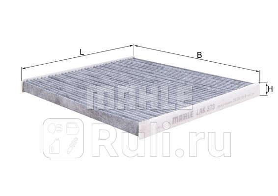 Фильтр салонный для  (2009-2012) KNECHT LAK373