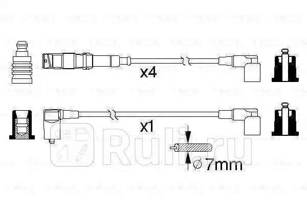 К-кт проводов mb w201 18-23 82-92w124 2023 85-93 BOSCH 0 986 356 333 6560₽