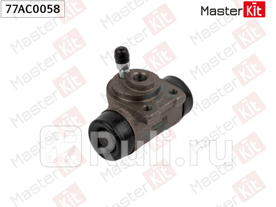 Цилиндр тормозной рабочий левправ Peugeot 206 SW 2EK 2002 - 77AC0058 MASTERKIT 77AC0058 990₽