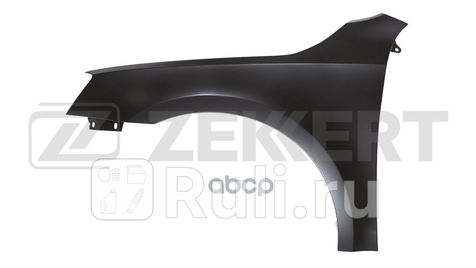 Крыло переднее левое Skoda Octavia 5E3 5E5 NL3 12- без отв под повторитель Zekkert kt-1073 6940₽
