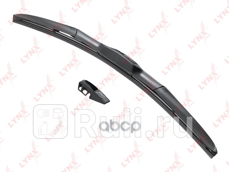 Щетка стеклоочистителя гибридная 480мм правлев LYNXAUTO RX480 1130₽