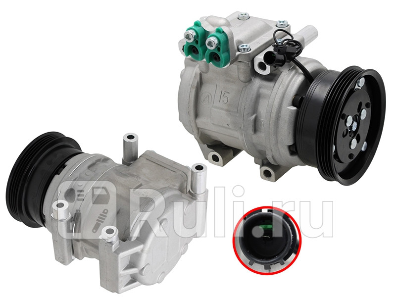 Компрессор кондиционера Hyundai Tucson 04-09 Kia Sportage 06-10 SAT ST-245-0116 23670₽