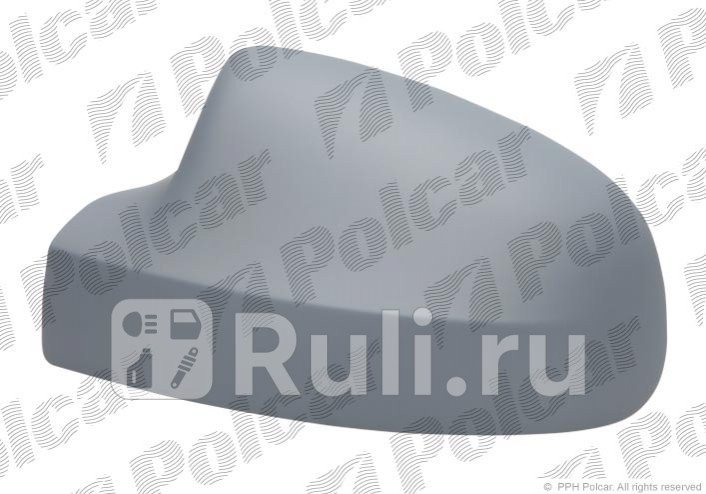 Крышка зеркала левая для Renault Duster рестайлинг 2015-2021 Polcar 280154PM 1320₽