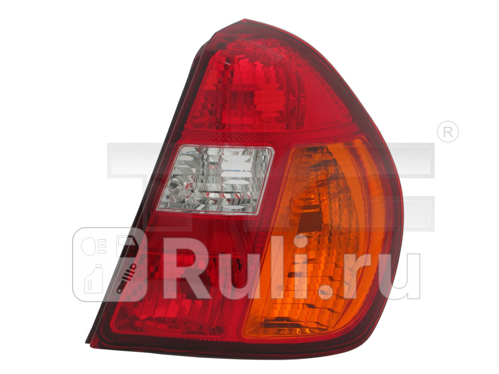 Фонарь правый задний в крыло для Renault Clio 2 1998-2002 TYC 11-A001-01-6B 3820₽