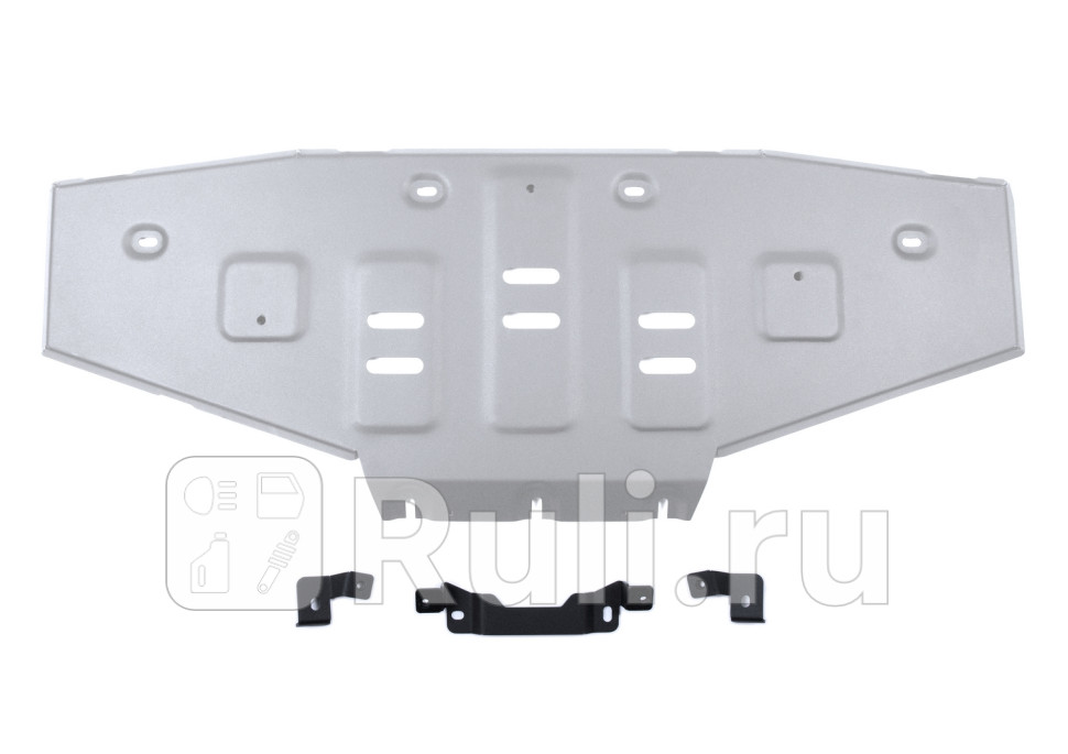 Защита радиатора комплект крепежа для BAIC BJ40 рестайлинг 2019-2023 RIVAL 33335021 9210₽