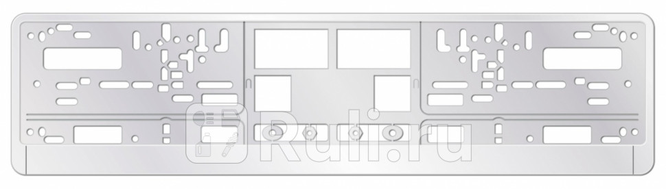 Рамка под номер AVS белая AVS A78563S 210₽