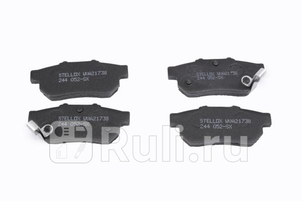 Колодки тормозные дисковые задние для Honda Jazz GD 2001-2008 STELLOX 244 052-SX 820₽